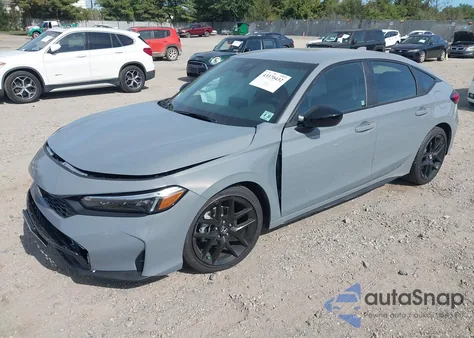 2025 Honda Civic Sedan Sport from USA, damaged, VIN 19XFL2H82SE034376